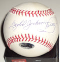 Gaylord Jackson Perry signed OML baseball Tri Star hidden treasures 7/12 Giants