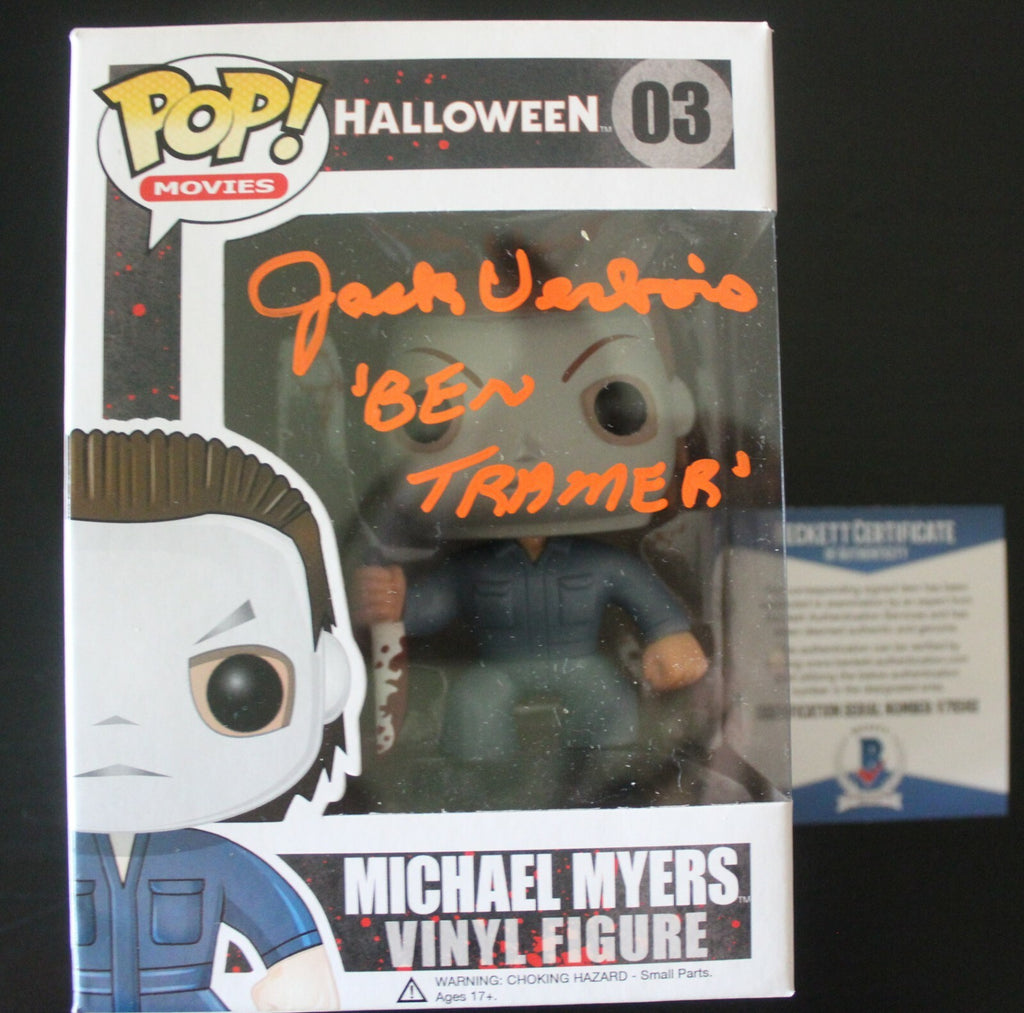 Jack Verbois Halloween Signed Michael Meyers #03 Funko Pop w/Beckett COA V76562