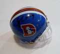 Bradley Roby Signed Denver Broncos Football Mini Helmet w/COA Throwback