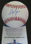 Andrew Sopko Signed Official Major League Baseball w/Beckett COA Dodgers V77775