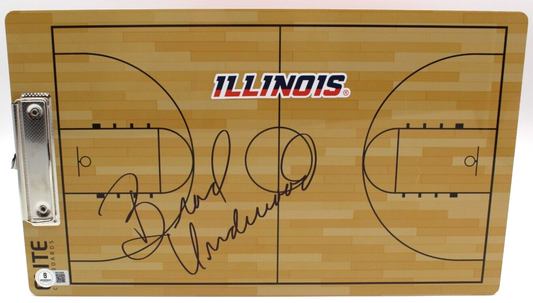 Brad Underwood Illinois Fighting Illini Signed Clipboard w/Beckett COA BR32968