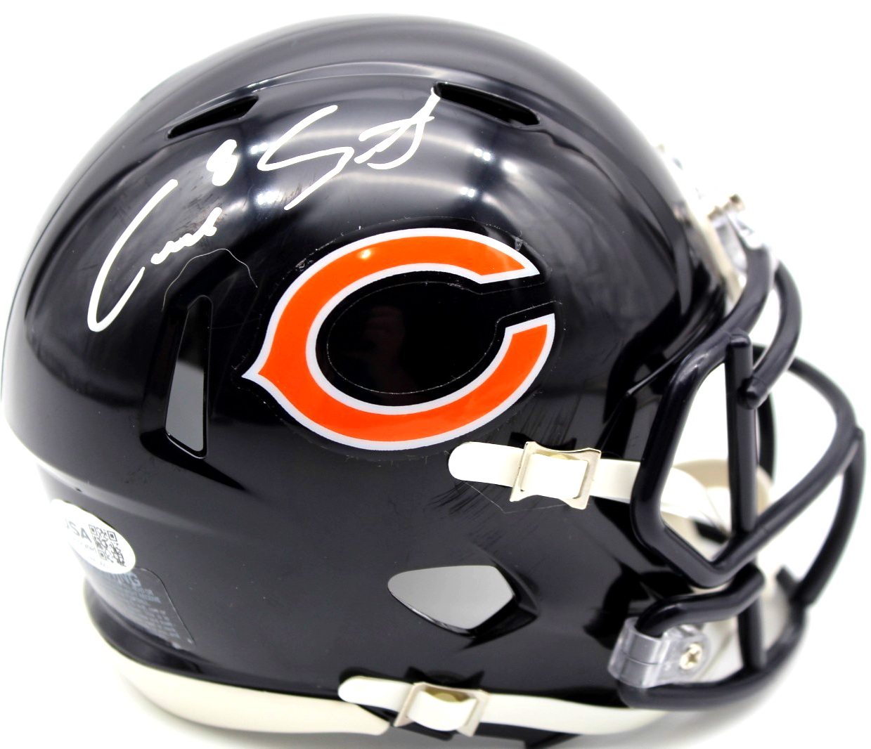 Cairo Santos Chicago Bears Signed Mini Football Helmet w/JSA COA CR86560