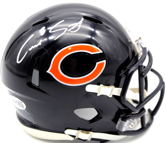 Cairo Santos Chicago Bears Signed Mini Football Helmet w/JSA COA CR86560