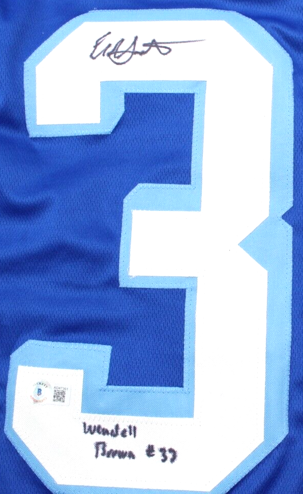 Eliel Swinton Varsity Blues Wendell Signed Custom Jersey W/Beckett COA AD47361