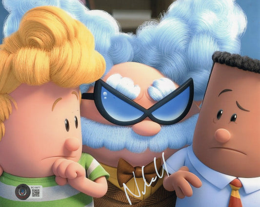 Nick Kroll Signed Captain Underpants Poopypants 8x10 Photo w/Beckett COA BC18977
