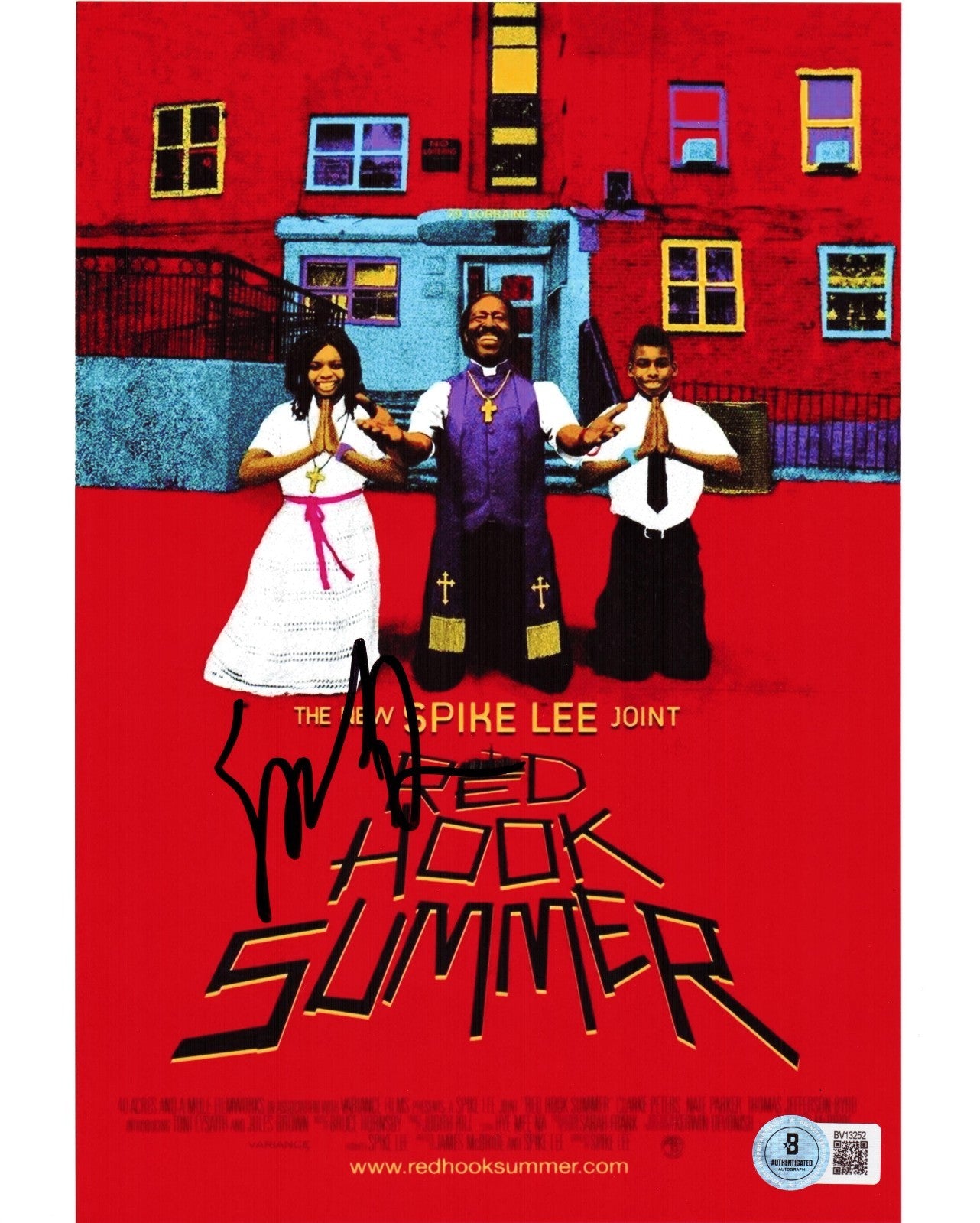 Spike Lee Signed Red Hook Summer Director 8x10 Photo w/Beckett BAS BV13252
