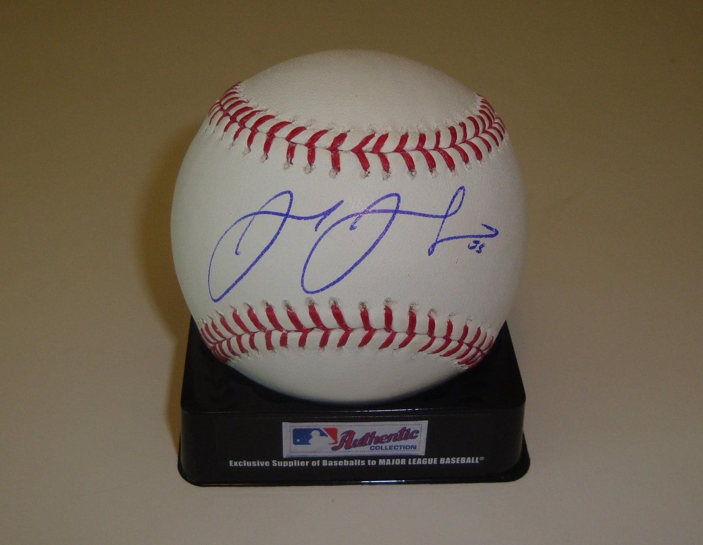 Josh Johnson Signed Official Major League Game Baseball w/COA Marlins #2