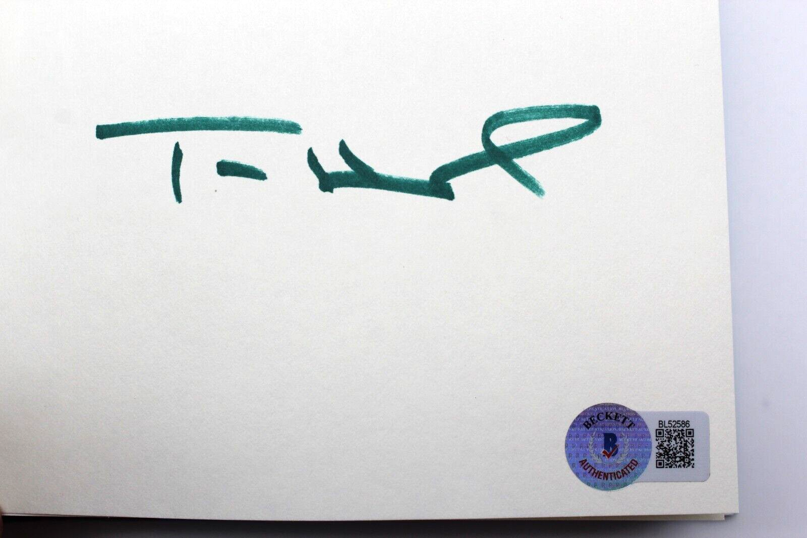 Tom Hanks Signed Making Another Motion Picture Masterpiece Book W/Beckett COA #1