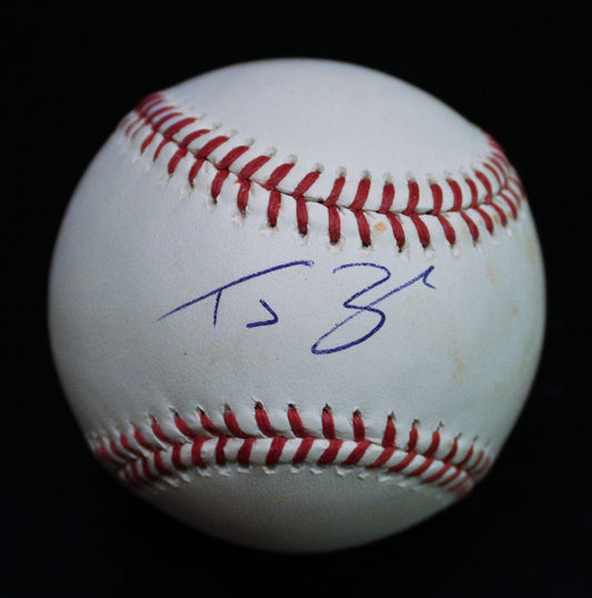 TJ Zeuch Signed Official Major League Baseball w/COA Toronto Blue Jays