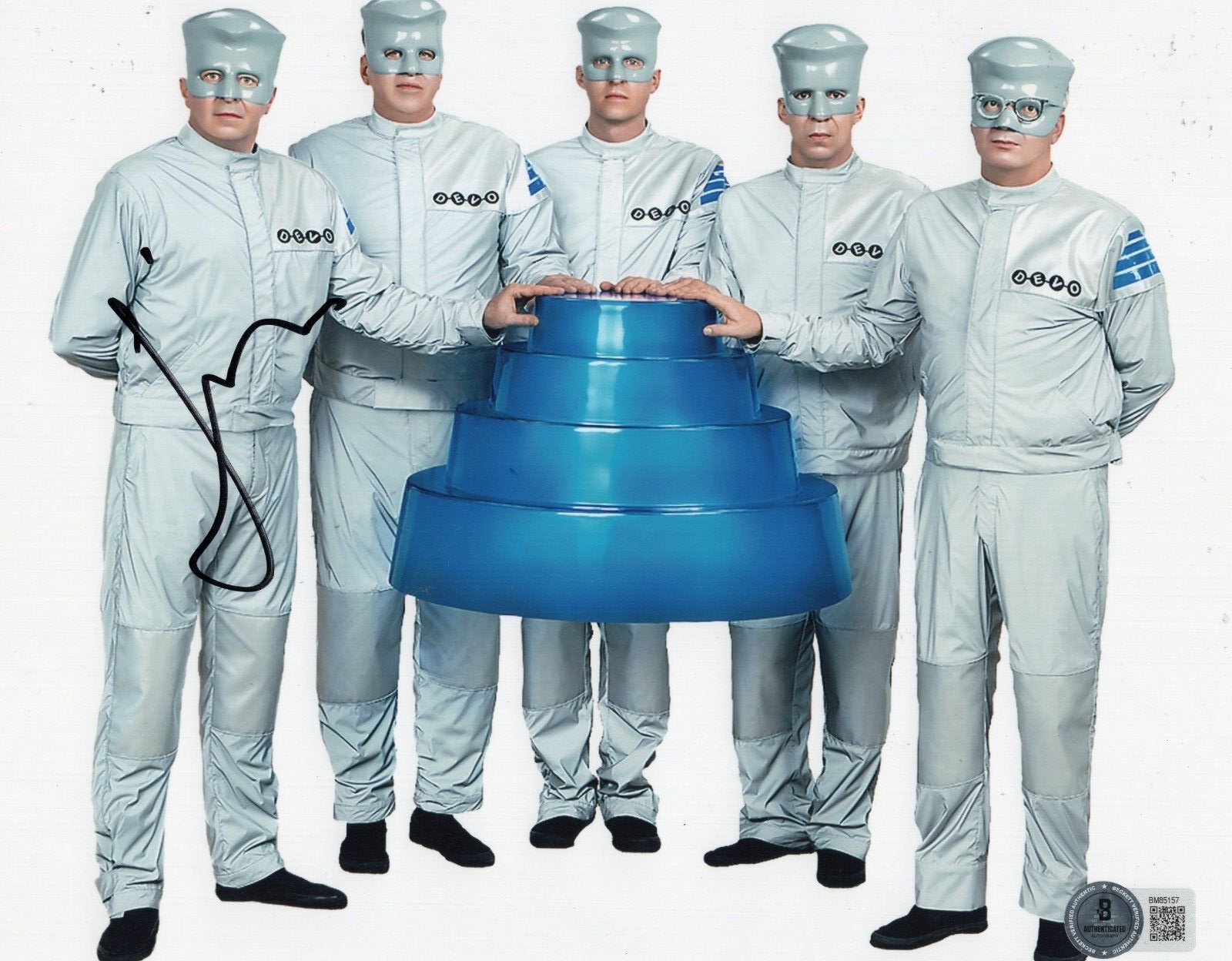 Gerald Casale Devo Music Group Signed 8x10 Photo w/Beckett COA BM85157 Whip It!