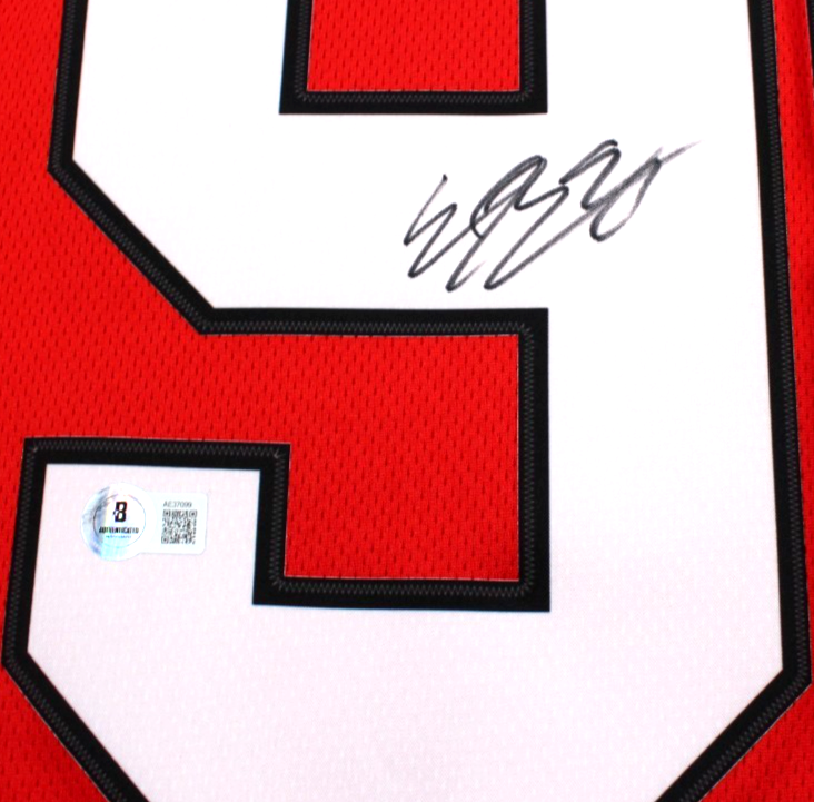 Connor Bedard Signed Chicago Blackhawks Hockey Jersey w/Beckett COA AE37099