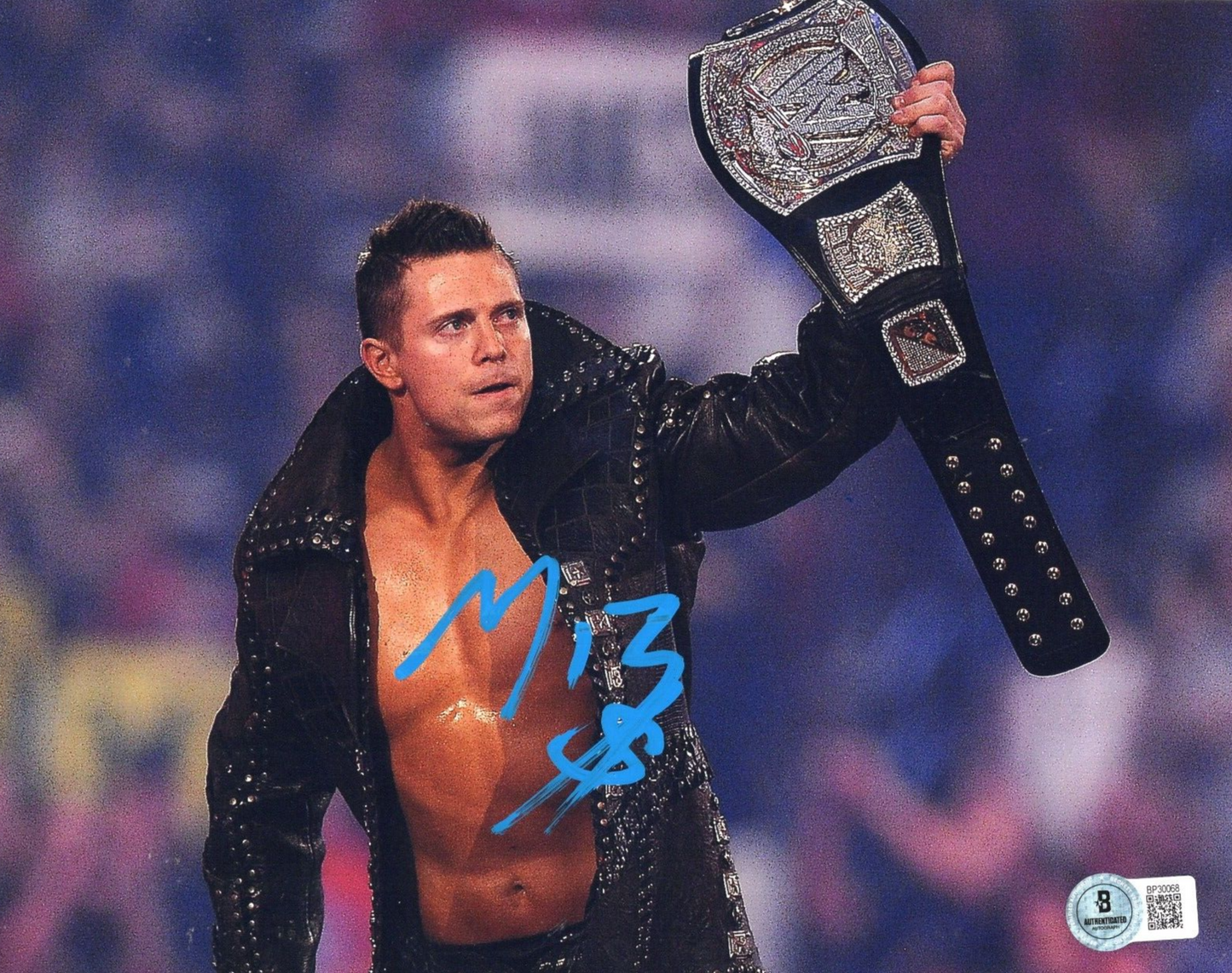 The Miz Wrestling WWE RAW Michael Mizanin Signed 8x10 Photo w/Beckett BP30068