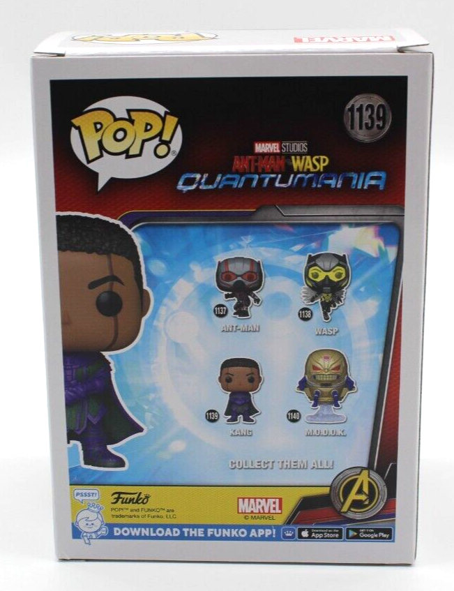 Jonathan Majors KANG Signed Funko Pop 1139 Ant Man w/Beckett COA BM50302 *Swap*