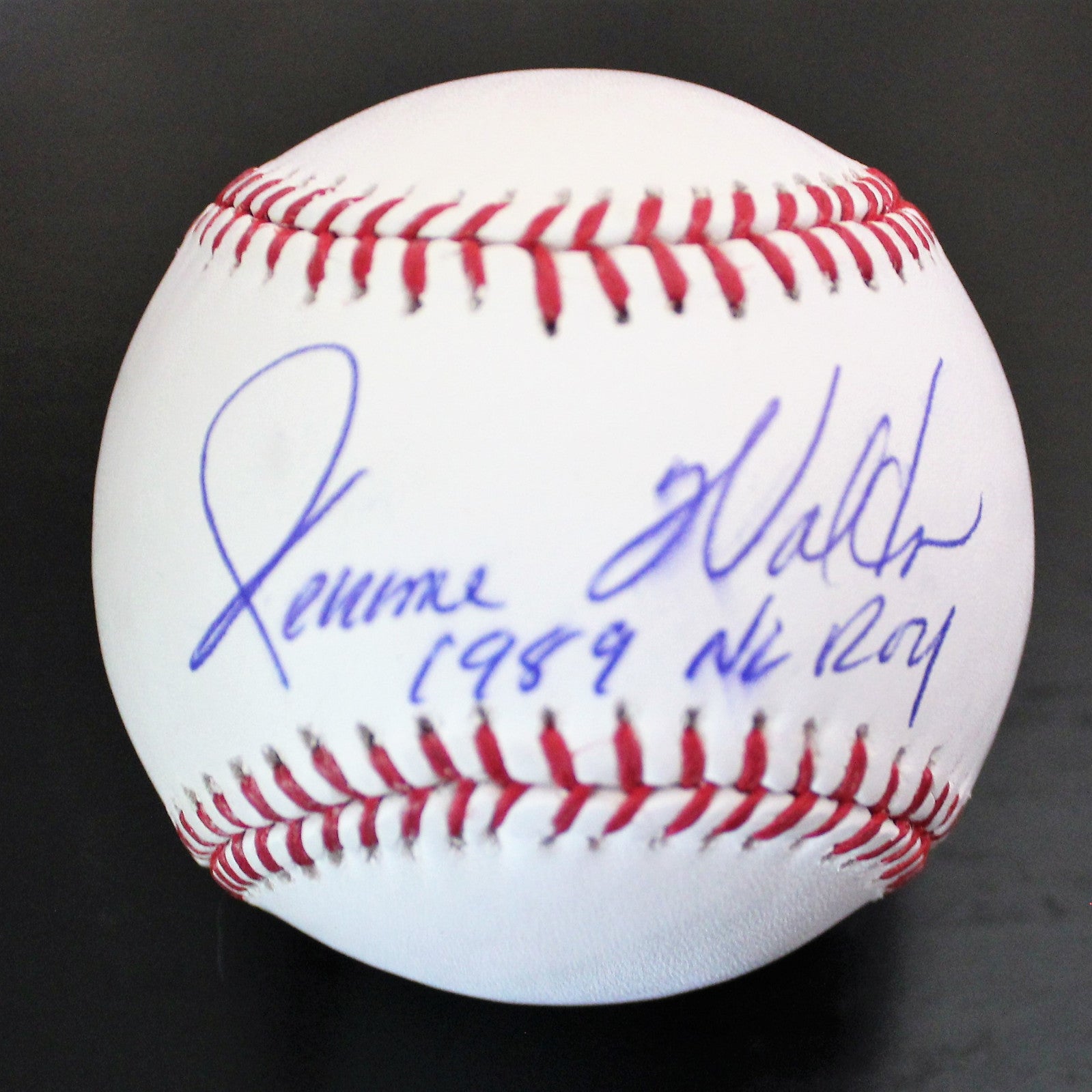 Jerome Walton Signed Official Major League Baseball W/COA Chicago Cubs ROY #1
