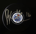 Jujhar Khaira Signed Edmonton Oilers Autograph Puck w/COA 2017