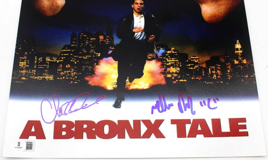 Chazz Palminteri & Lillo Brancato Signed A Bronx Tale 12x18 Photo w/Beckett COA