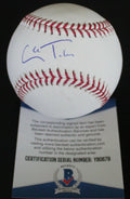 Cole Tucker Pittsburgh Pirates Signed Major League Baseball W/Beckett COA Y80678
