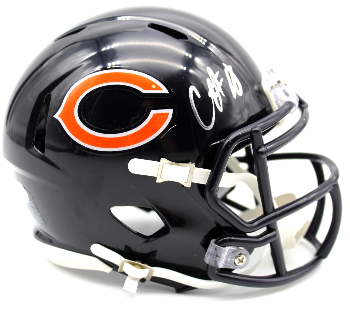 Caleb Williams Chicago Bears Signed Mini Football Helmet w/JSA COA CR86579