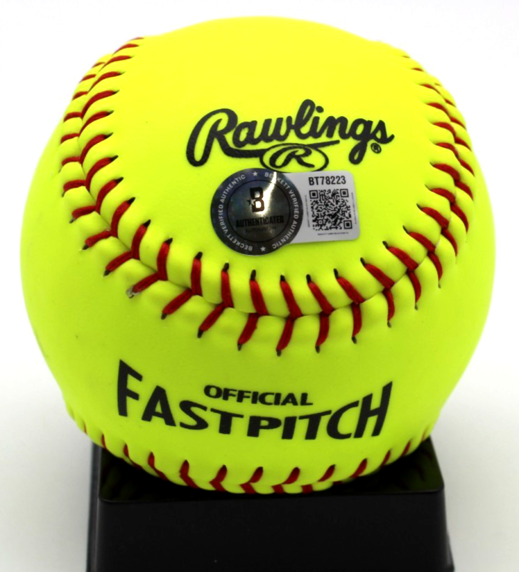 Emma Lemley Signed Blaze Va Tech AUSL USA Softball w/Beckett BAS COA BT78223