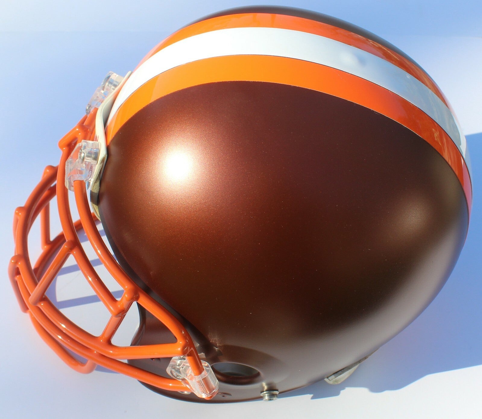 Cleveland Browns Custom Blaze Football Helmet Decals Used Baker Mayfield