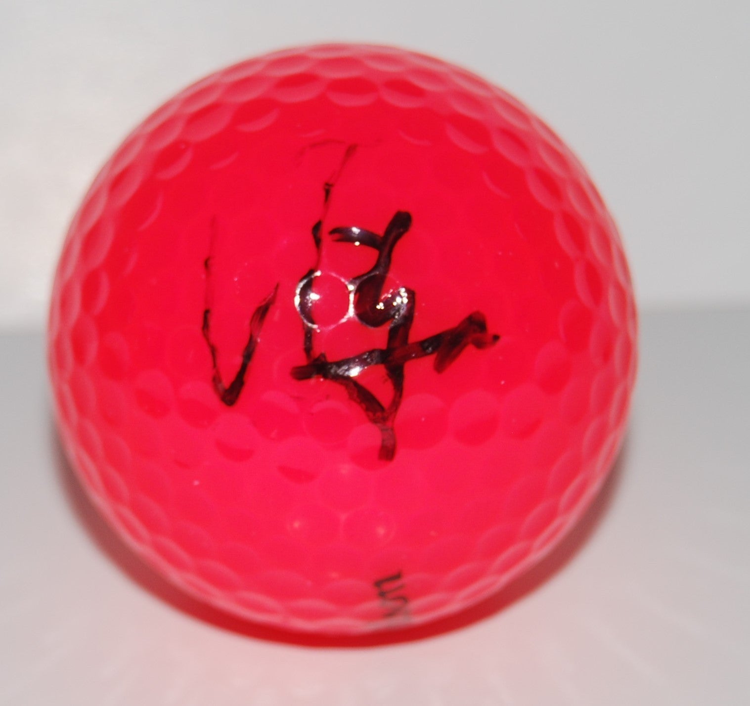 Shanshan Feng signed Pink Wilson Hope LPGA Womens golf ball w/coa China Chinease