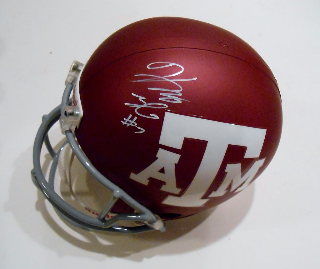 Kenny Hill Signed Texas A&M Aggies Full Size Football Helmet w/COA