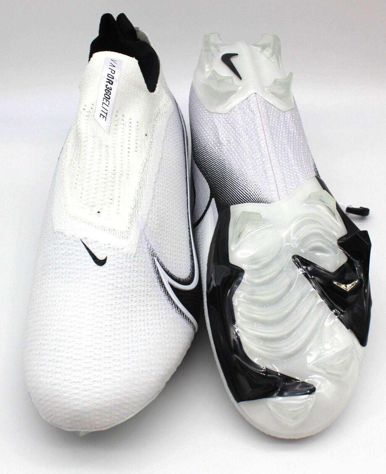 NIKE Vapor Edge ELITE 360 Football Cleats Size 14 White Black CV6282-108 New