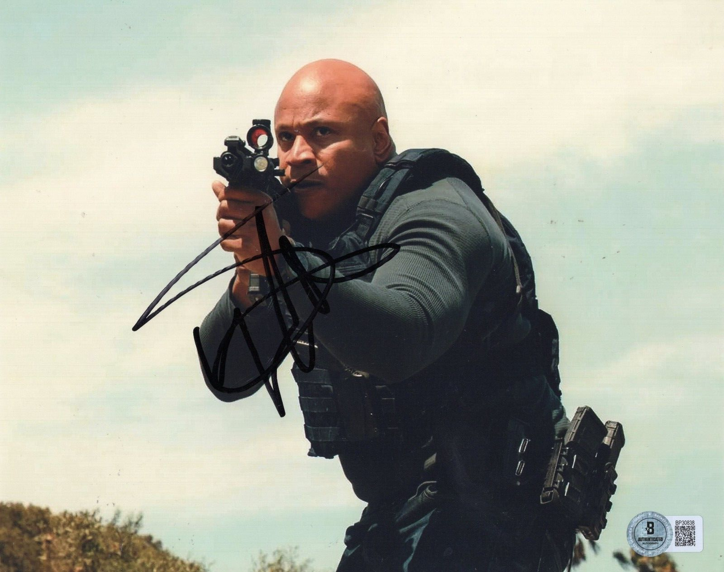 LL Cool J NCIS Sam Hanna L.L. Signed 8x10 Photo w/Beckett COA BP30838