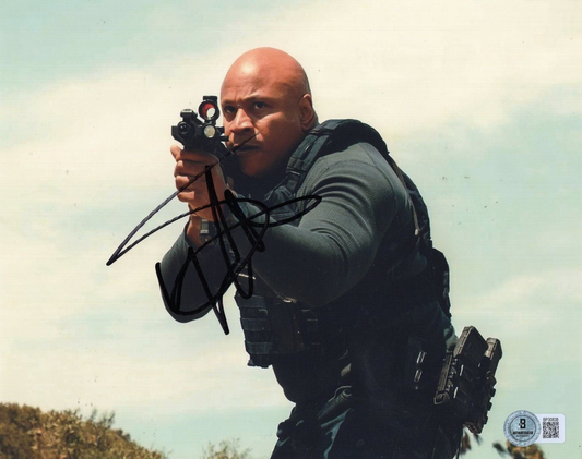 LL Cool J NCIS Sam Hanna L.L. Signed 8x10 Photo w/Beckett COA BP30838