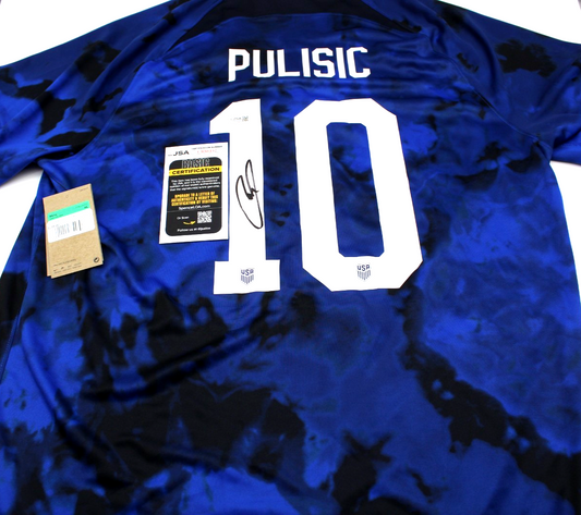 Christian Pulisic Signed Team USA XL Nike Soccer Jersey w/JSA COA CR86442 Proof