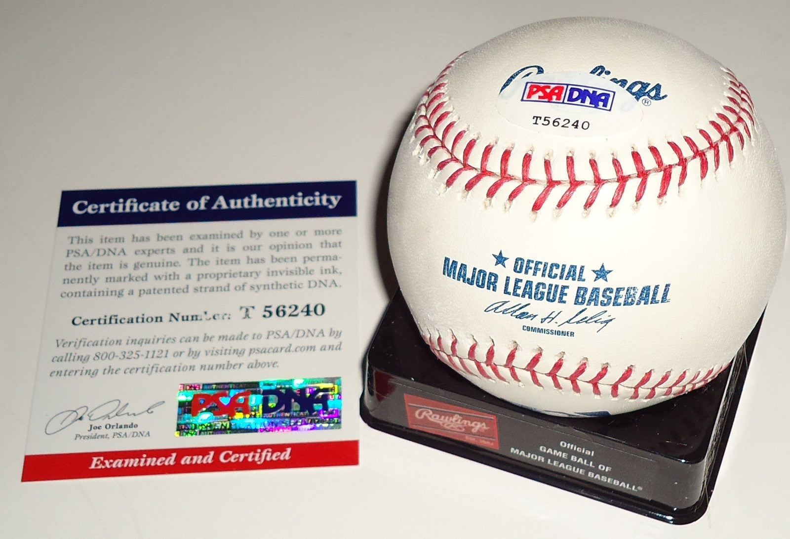 Juan Antonio Marichal signed OML baseball PSA/DNA T56240