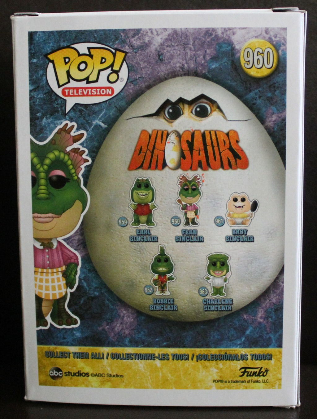 Jessica Walter Signed Dinosaurs TV Fran Sinclair Funko Pop w/Beckett COA Z02539