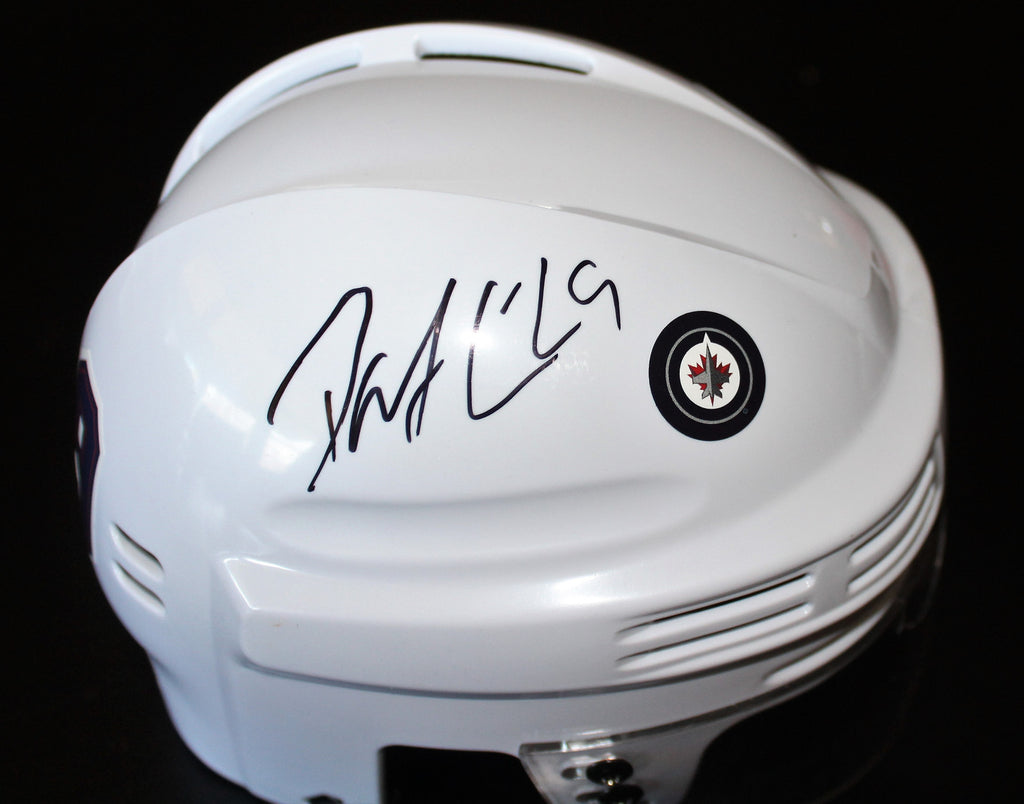 Patrik Laine Signed Winnipeg Jets Mini Hockey Helmet w/COA ROY All Star