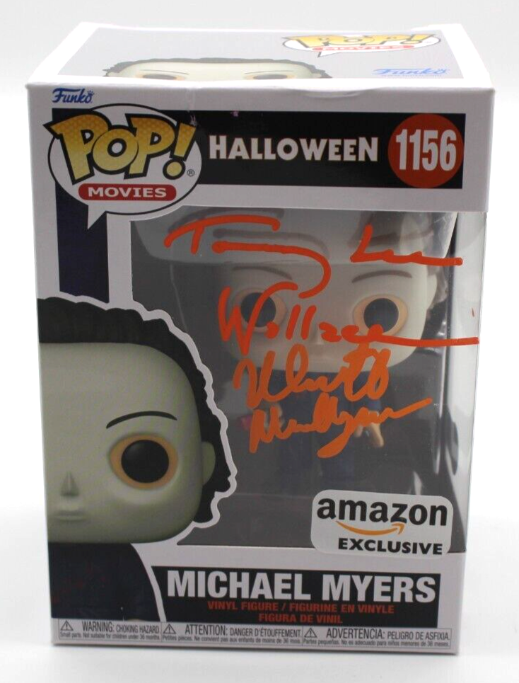 Nick Castle & Tommy Lee Wallace Signed Michael Myers Funko w/Beckett 1W002770