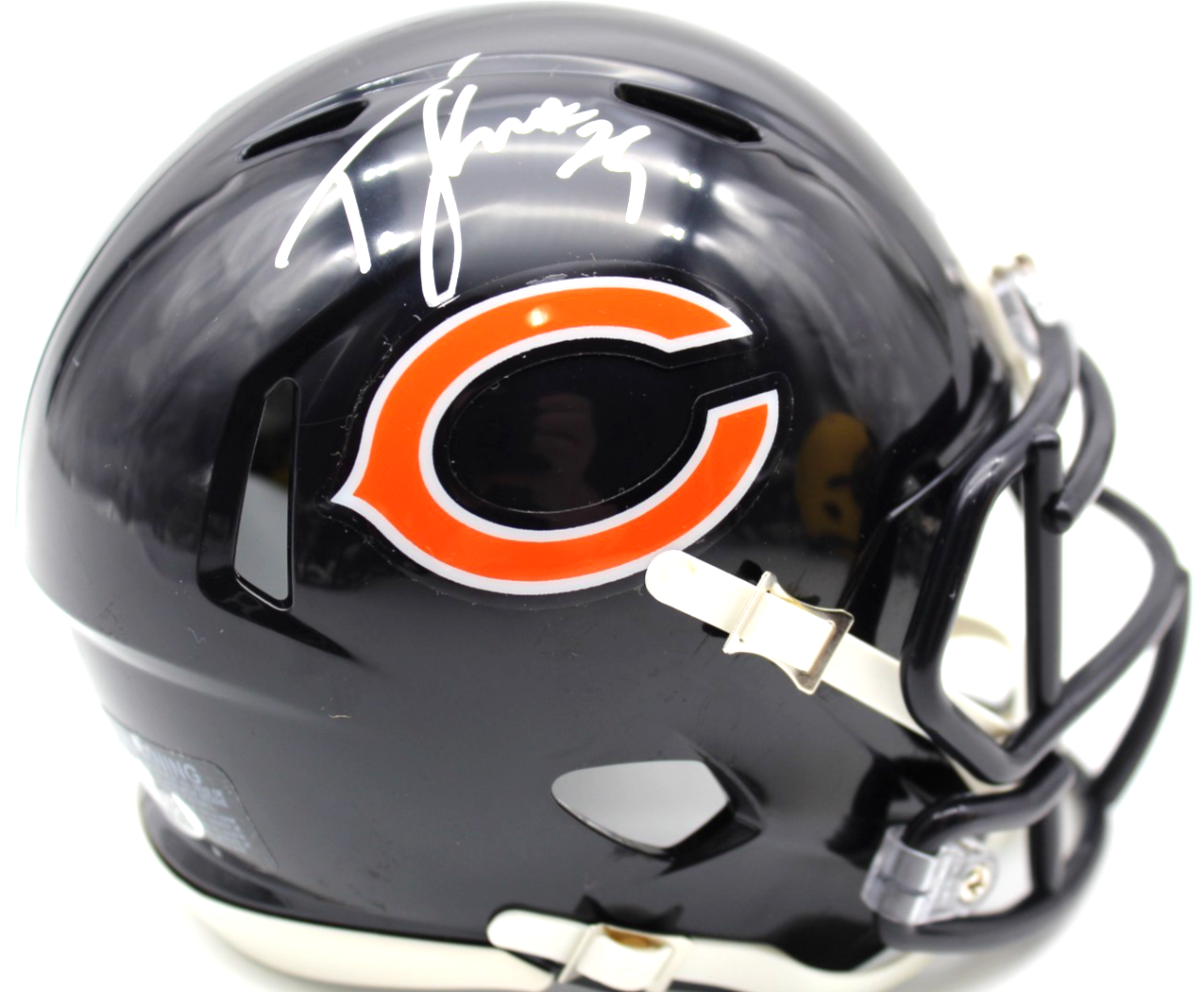 Tyrique Stevenson Chicago Bears Signed Mini Football Helmet w/JSA COA CL20619