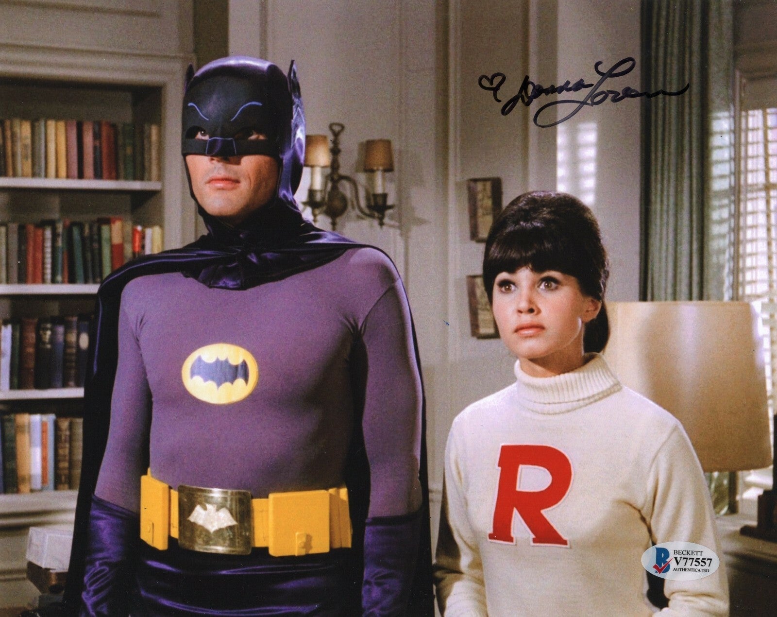 Donna Loren Batman TV Show Signed 8x10 Photo w/Beckett COA V77557