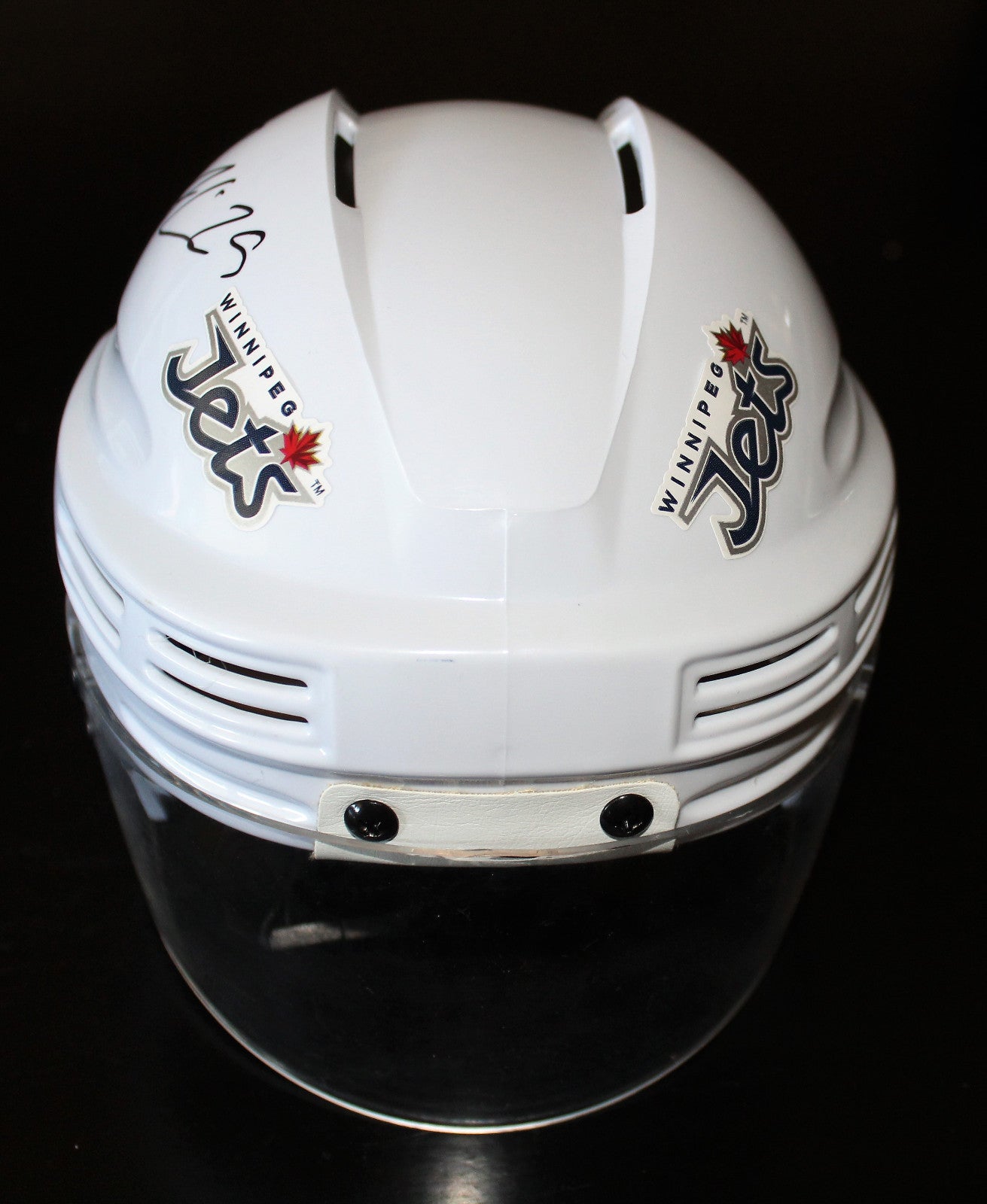 Patrik Laine Signed Winnipeg Jets Mini Hockey Helmet w/COA ROY All Star #29