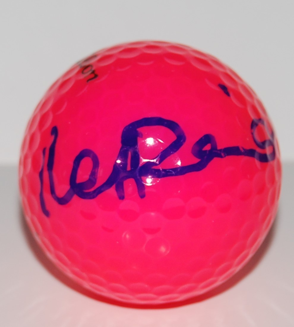 Beatriz Recari signed Pink Wilson Hope LPGA Womens golf ball w/coa Spain Europe