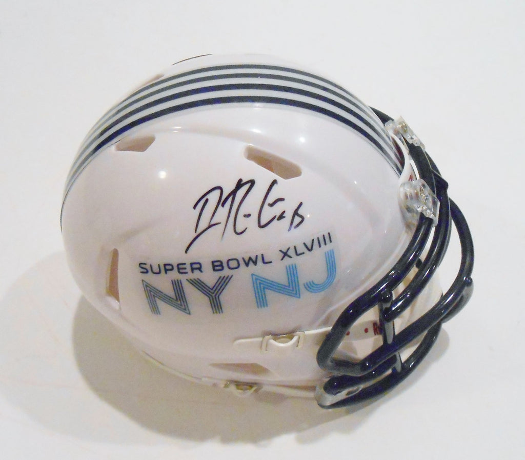 Dominique Rodgers-Cromartie Signed Super Bowl 48 Mini Helmet w/COA XLVIII