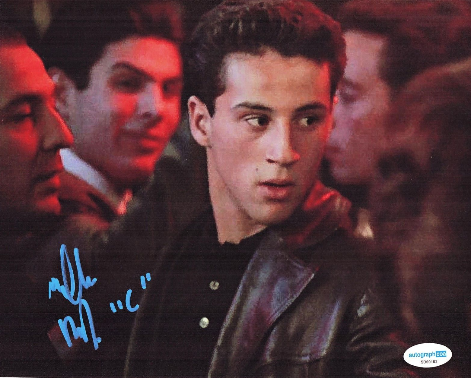 Lillo Brancato A Bronx Tale Calogero "C" Signed 8x10 Photo w/ACOA SD60102