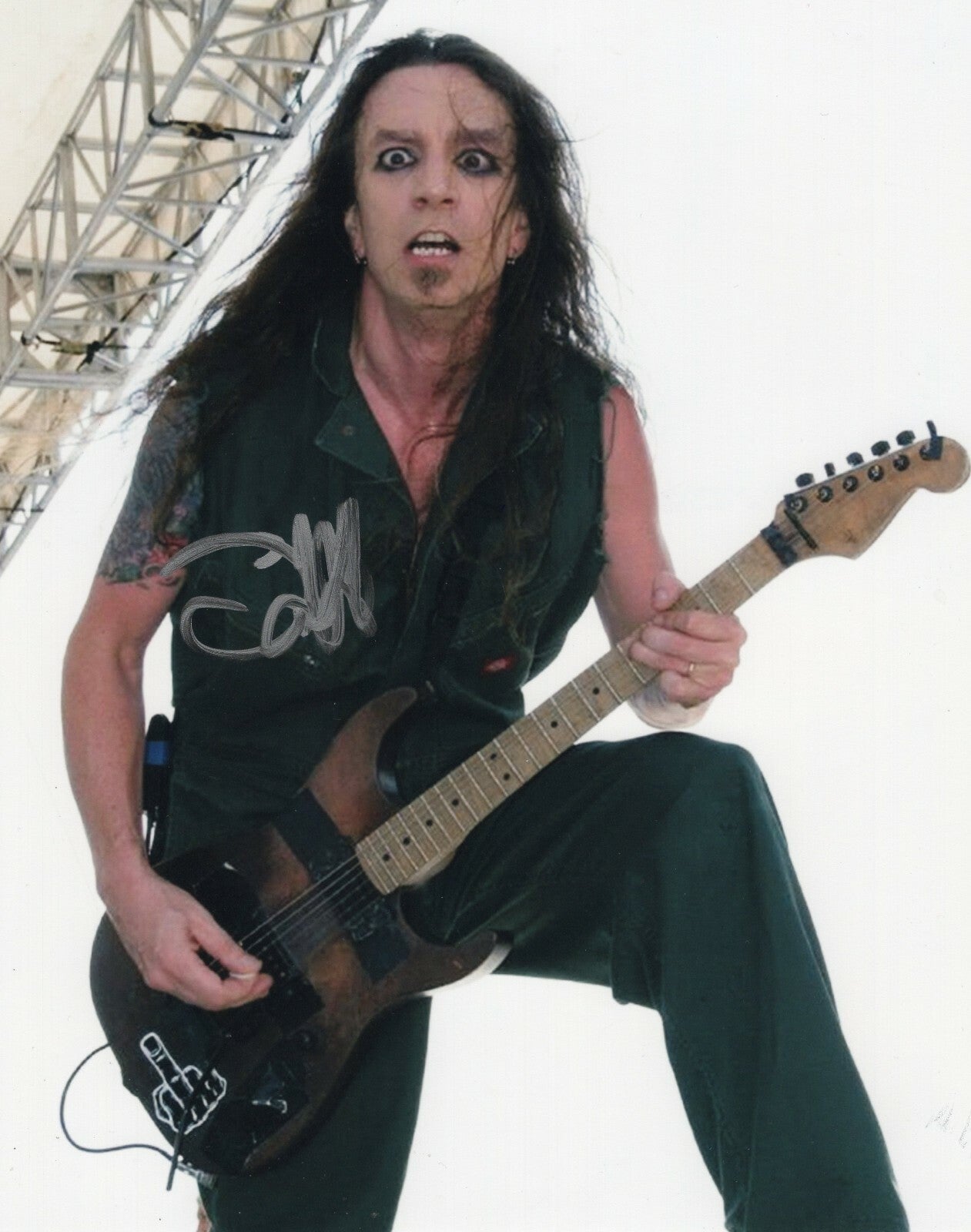 Scotti Hill Signed 8x10 Photo w/COA Skid Row Head Bangers Ball Heavy Metal