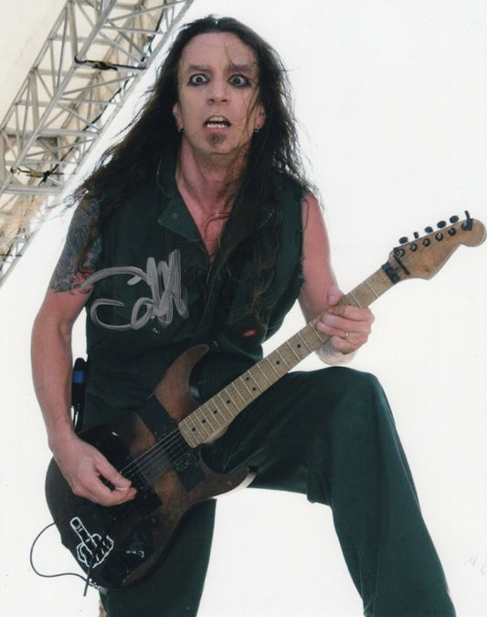 Scotti Hill Signed 8x10 Photo w/COA Skid Row Head Bangers Ball Heavy Metal