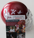 Jadon Haselwood Signed Oklahoma Sooners Mini Helmet w/JSA COA DD22775 C