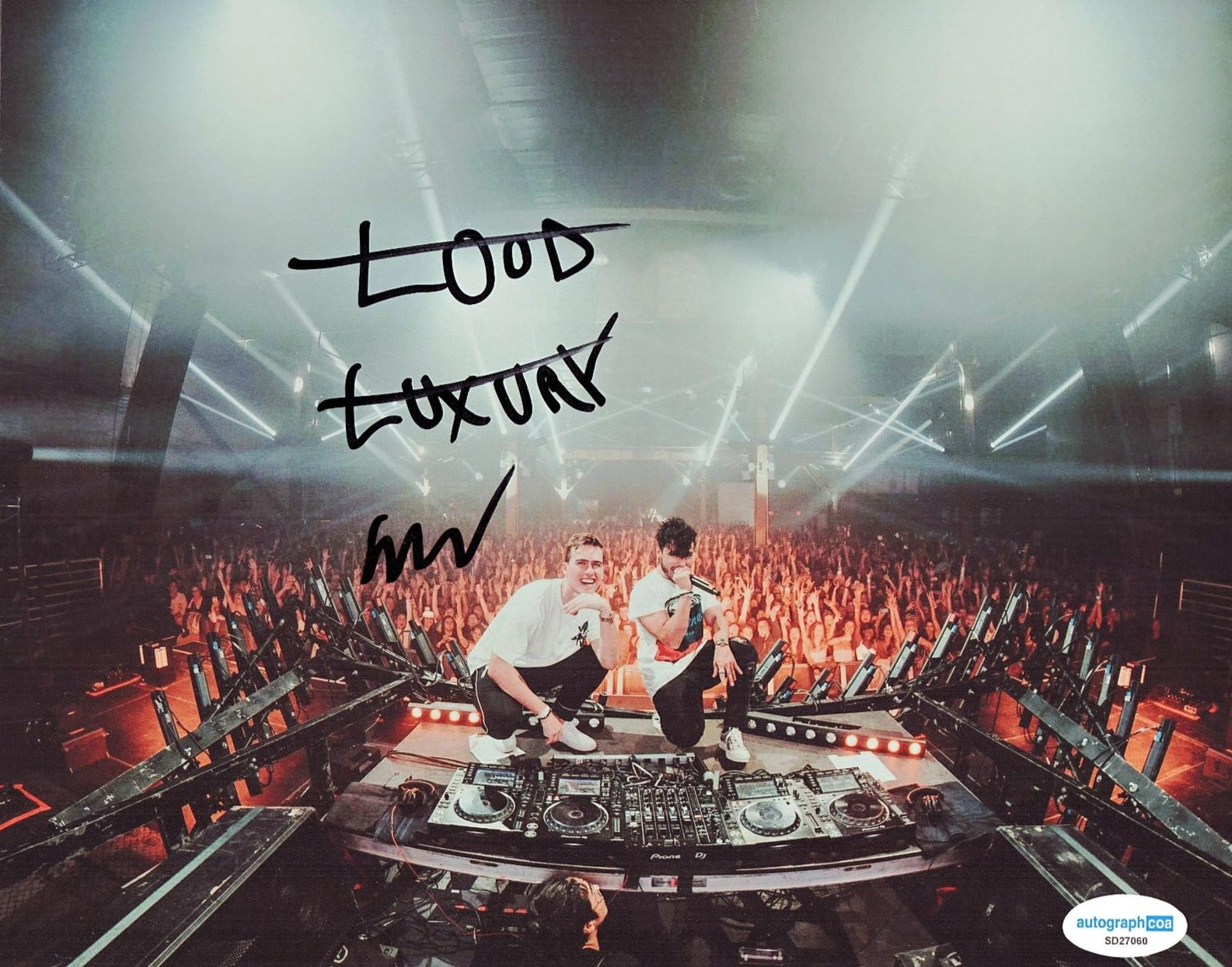 Loud Luxury Andrew Fedyk Signed 8x10 Photo EDM House Hip Hop w/ACOA SD27060