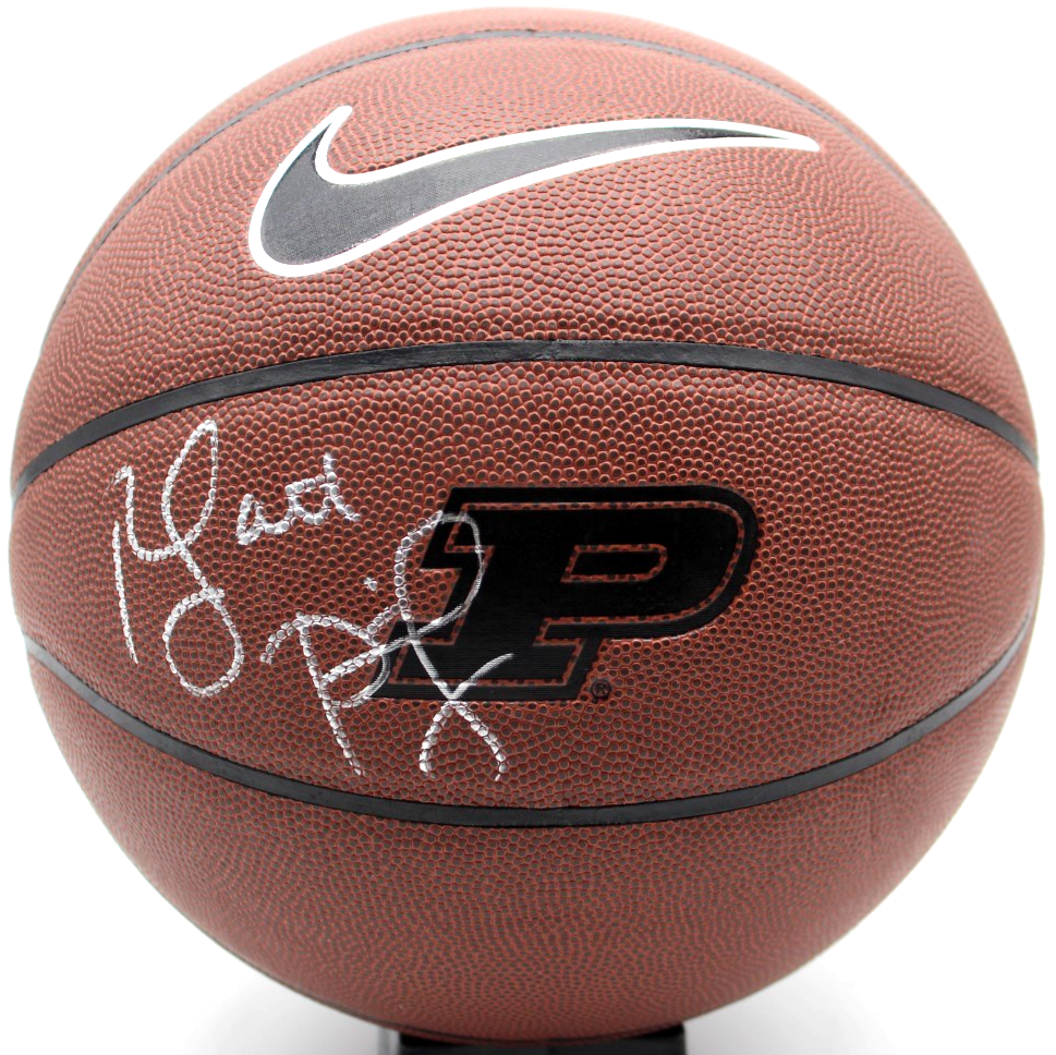 Matt Painter Signed Purdue Boilermakers Nike Basketball w/Beckett BAS COA #1