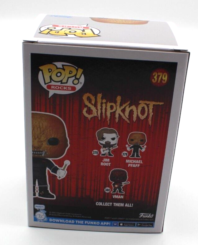 Michael Pfaff Tortilla Man Slipknot 379 Signed Funko Pop w/Beckett COA BN37875