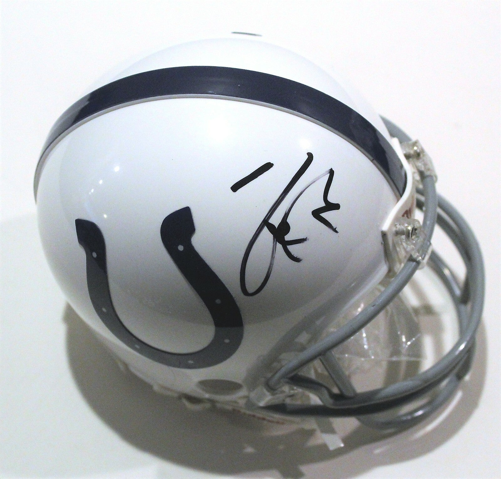 Frank Reich Signed Indianapolis Colts Mini Football Helmet W/COA 2019