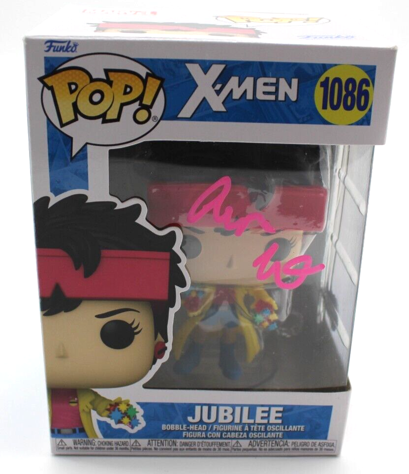 Alyson Court X-Men Jubilee 1086 Marvel Signed Funko Pop w/Beckett BP30255 Swap
