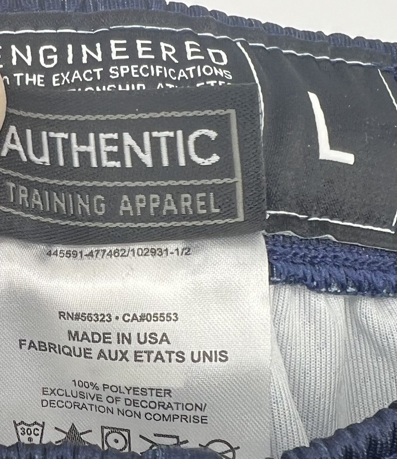 Nike Mens USA Authentic Team Issue Basketball Practice Shorts USA MADE LARGE