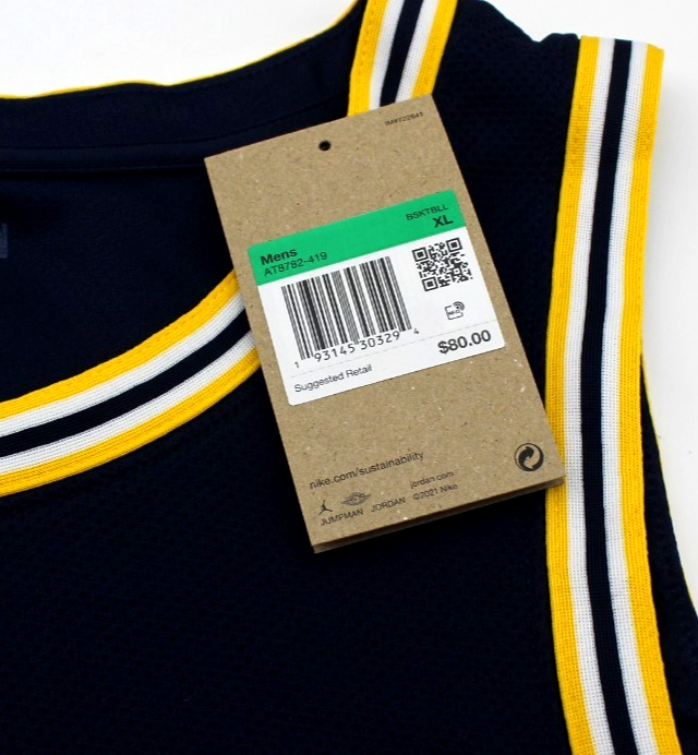 Dusty May Michigan Wolverines Signed Basketball Jersey w/Beckett COA BW54153